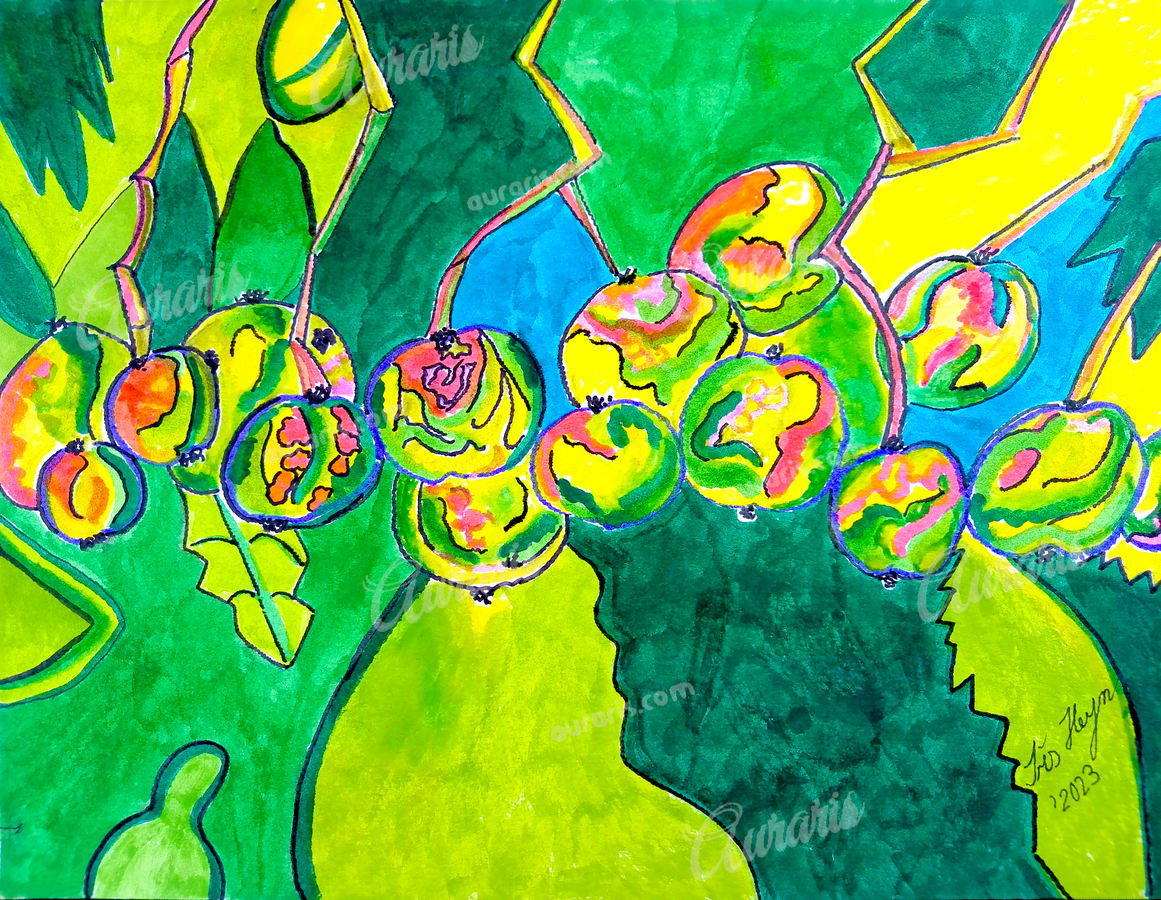 Apfel-Popart